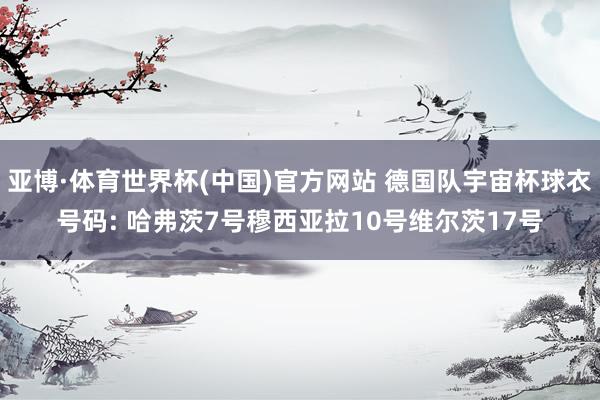 亚博·体育世界杯(中国)官方网站 德国队宇宙杯球衣号码: 哈弗茨7号穆西亚拉10号维尔茨17号